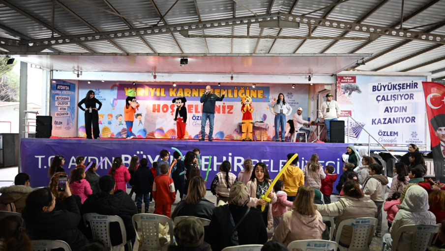 Aydın Büyükşehir’den Çocuklara Unutulmaz Karne Şenliği